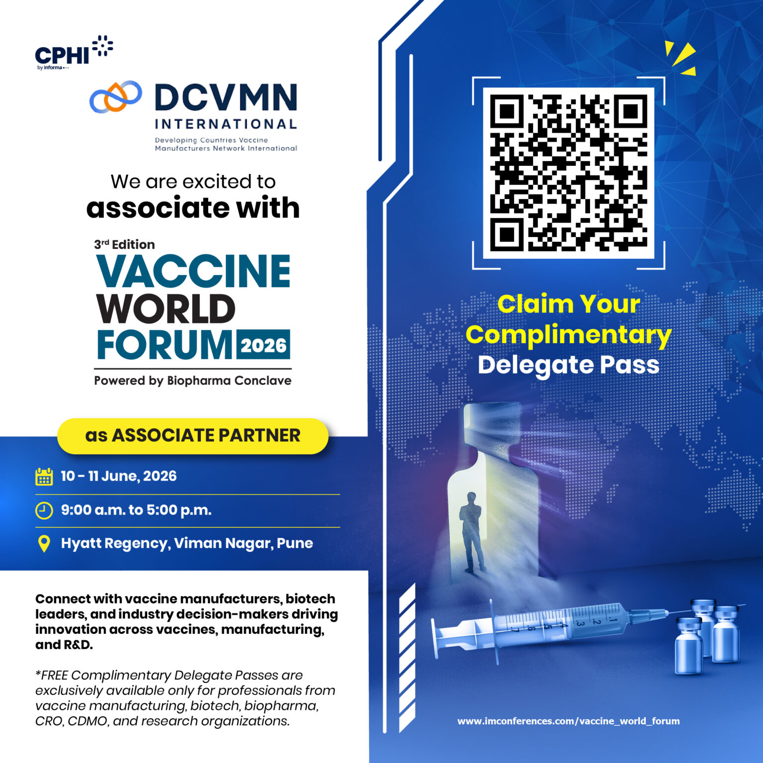3rd Vaccine World Forum 2026 – DCVMN